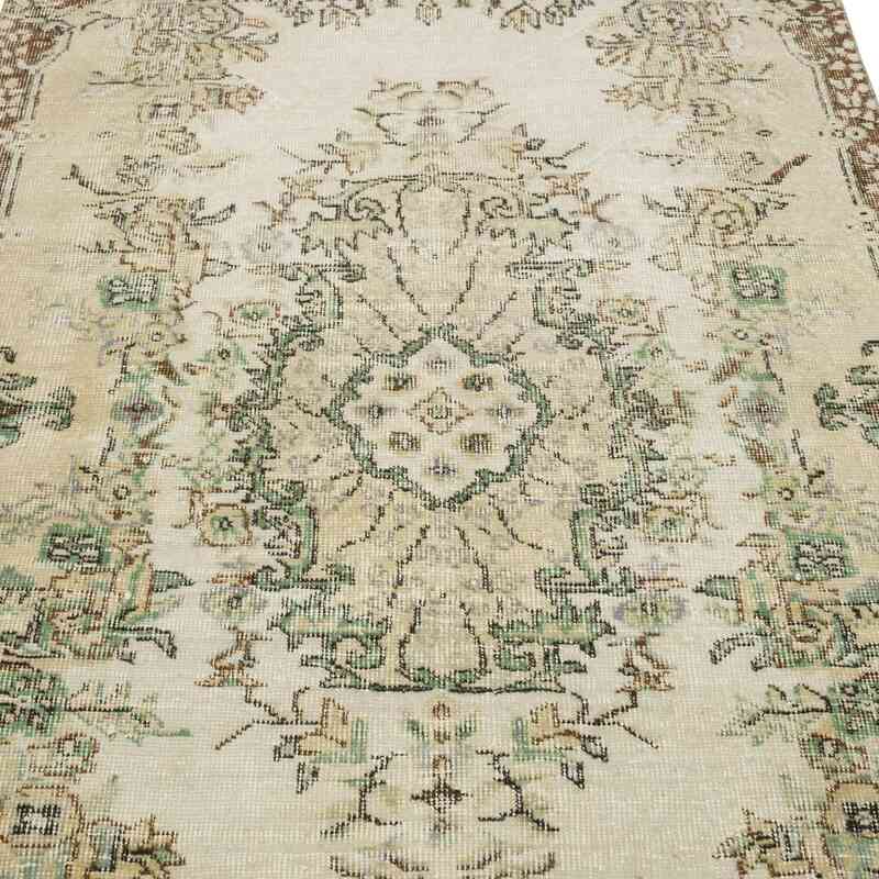 Alfombra Vintage Turca Anudada a Mano - 117 cm x 200 cm - K0065980