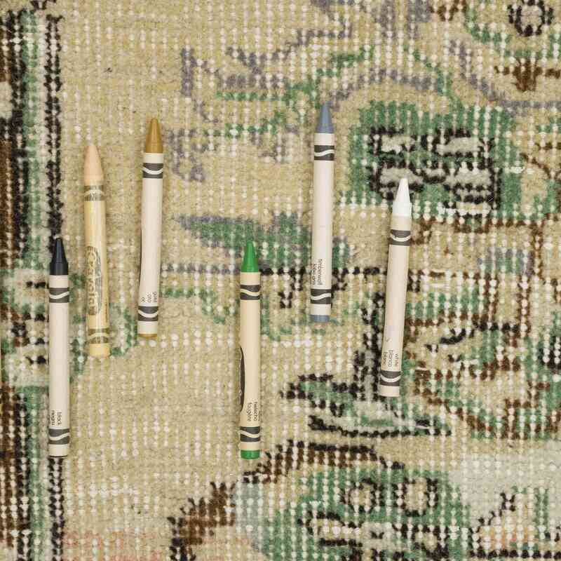 Alfombra Vintage Turca Anudada a Mano - 117 cm x 200 cm - K0065980