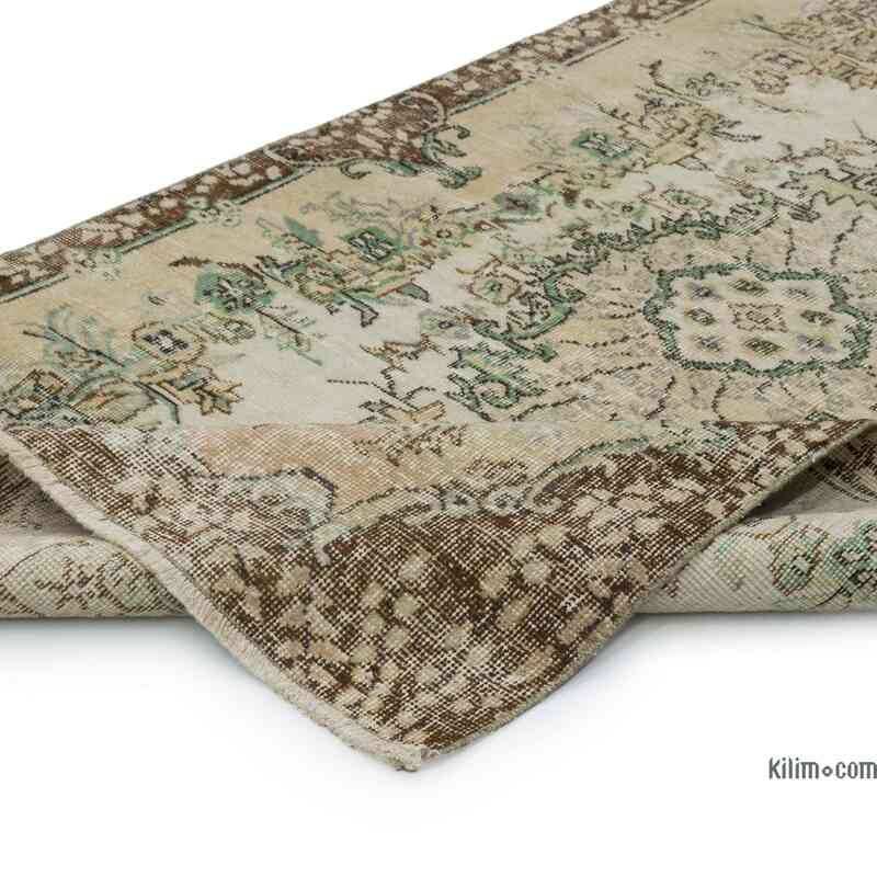 Alfombra Vintage Turca Anudada a Mano - 117 cm x 200 cm - K0065980