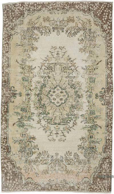 Vintage Turkish Hand-Knotted Rug - 3' 10" x 6' 7" (46" x 79")