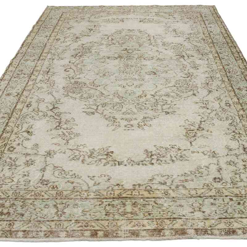 Alfombra Vintage Turca Anudada a Mano - 154 cm x 279 cm - K0065983