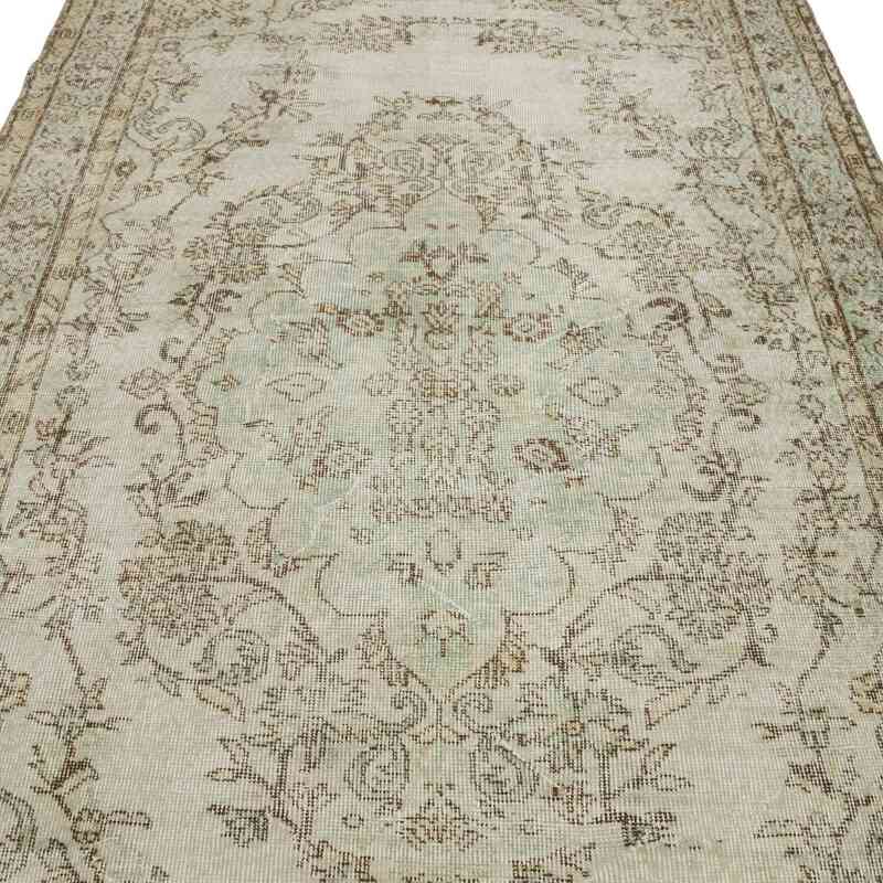 Alfombra Vintage Turca Anudada a Mano - 154 cm x 279 cm - K0065983