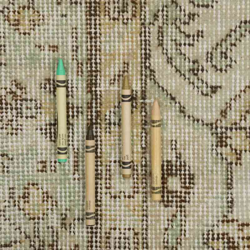 Alfombra Vintage Turca Anudada a Mano - 154 cm x 279 cm - K0065983