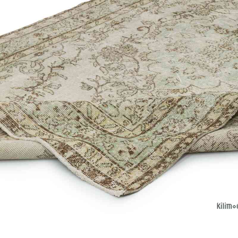 Alfombra Vintage Turca Anudada a Mano - 154 cm x 279 cm - K0065983