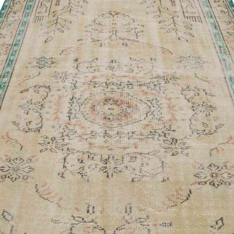 Alfombra Vintage Turca Anudada a Mano - 161 cm x 266 cm - K0065984