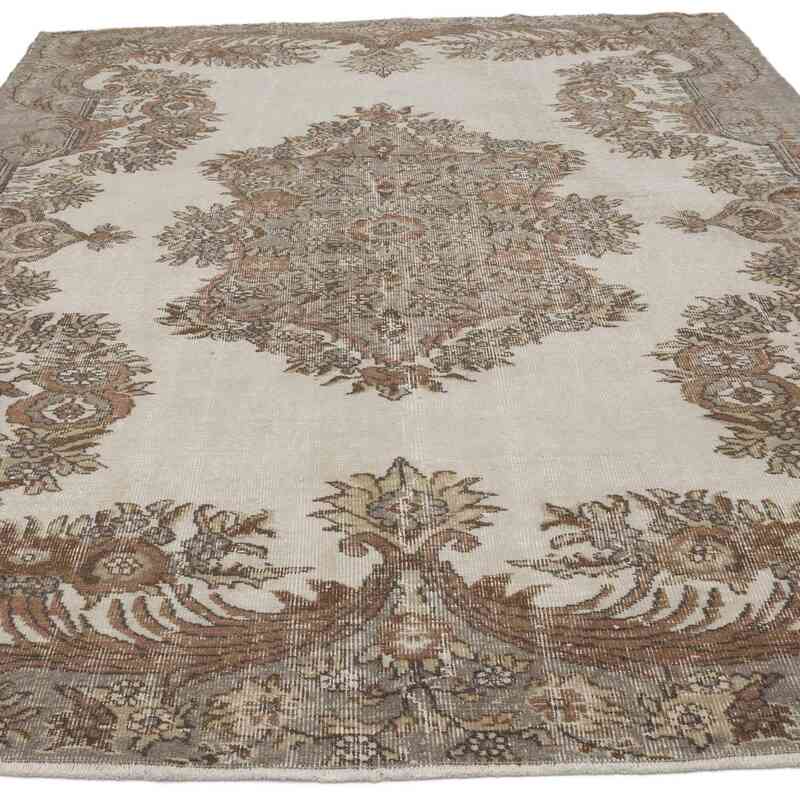 Alfombra Vintage Turca Anudada a Mano - 205 cm x 280 cm - K0065994