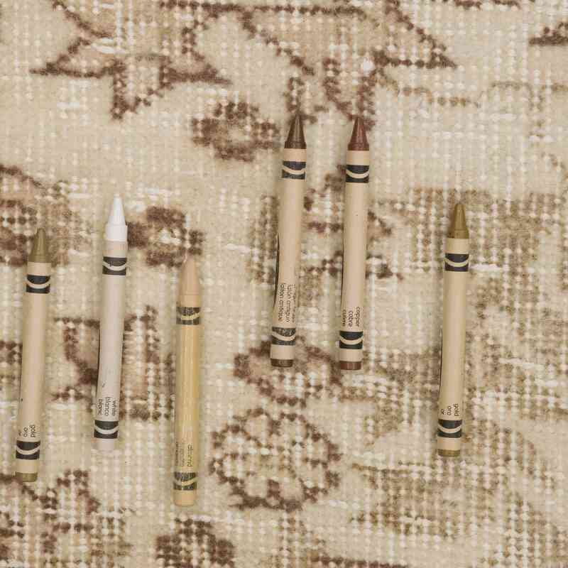Alfombra Vintage Turca Anudada a Mano - 165 cm x 260 cm - K0065997