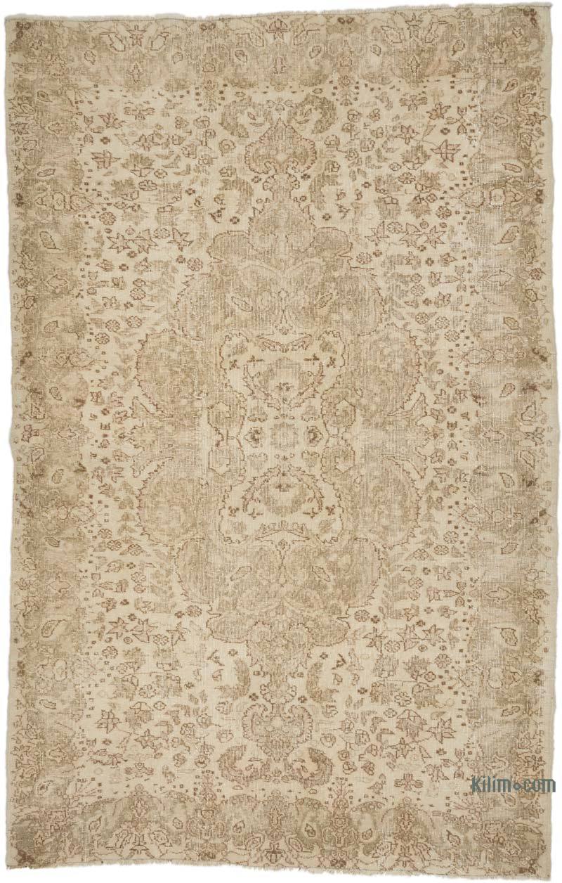 Alfombra Vintage Turca Anudada a Mano - 165 cm x 260 cm - K0065997