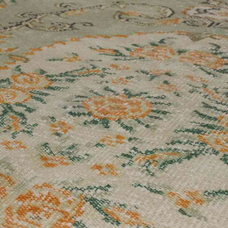 Alfombra Vintage Turca Anudada a Mano - 198 cm x 296 cm - K0065998