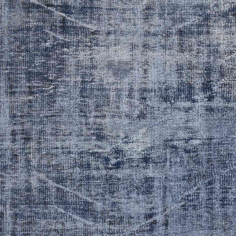 Over-dyed Vintage Hand-Knotted Turkish Runner - 3' 7" x 8' 4" (43" x 100") - K0066013
