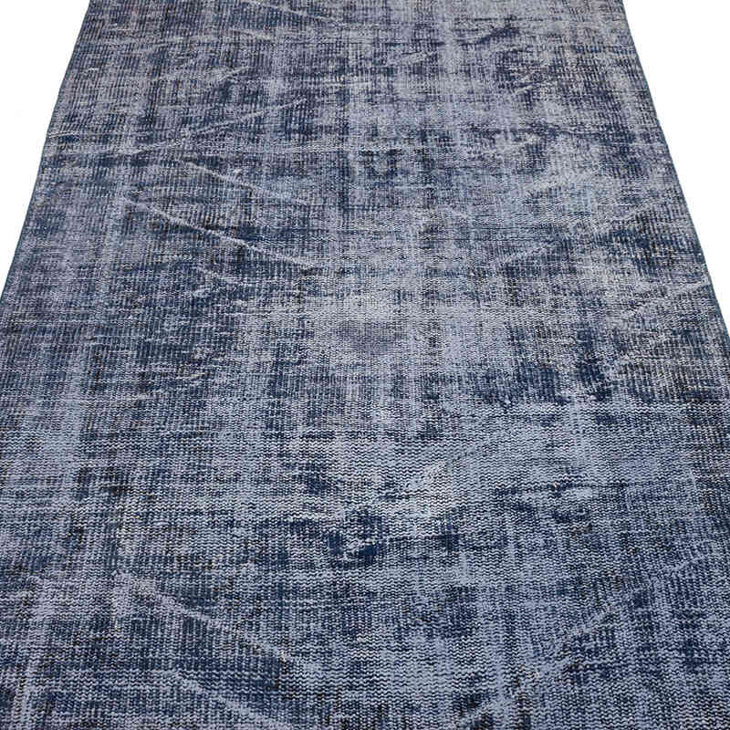 Boyalı El Dokuma Vintage Halı Yolluk - 110 cm x 254 cm - K0066013
