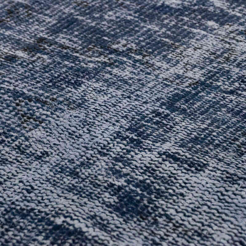 Over-dyed Vintage Hand-Knotted Turkish Runner - 3' 7" x 8' 4" (43" x 100") - K0066013
