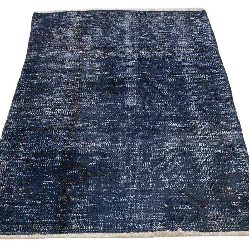 Over-dyed Vintage Hand-Knotted Turkish Rug - 2' 7" x 3' 11" (31" x 47") - K0066014