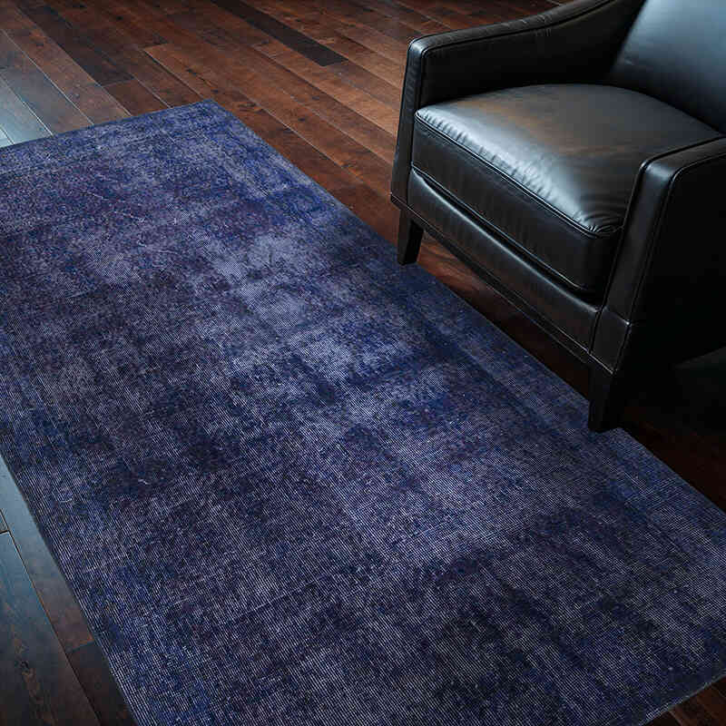 Alfombra Turca Vintage Sobre-teñida - 115 cm x 208 cm - K0066015