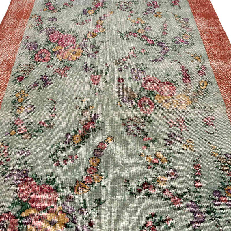 Alfombra Vintage Turca Anudada a Mano - 146 cm x 257 cm - K0066019