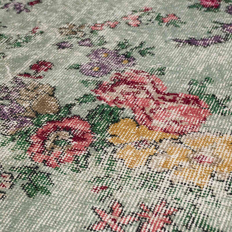Alfombra Vintage Turca Anudada a Mano - 146 cm x 257 cm - K0066019