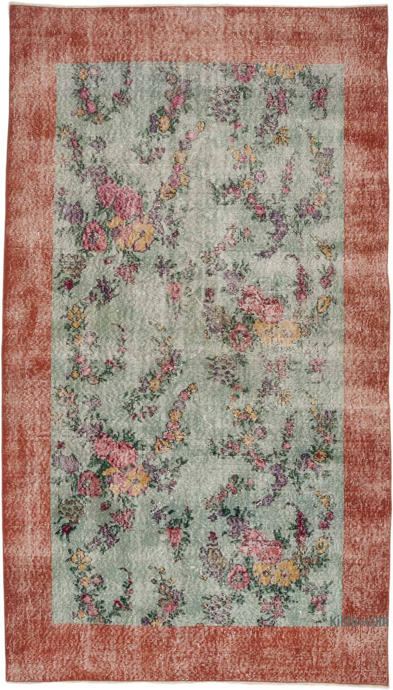 Alfombra Vintage Turca Anudada a Mano - 146 cm x 257 cm - K0066019