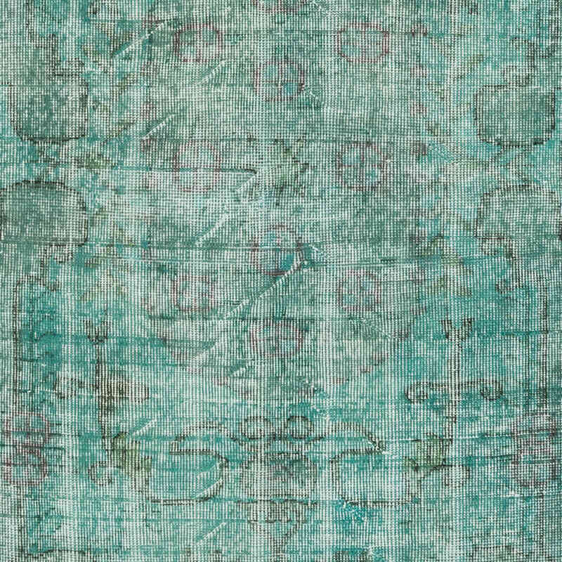 Over-dyed Vintage Hand-Knotted Turkish Rug - 3' 7" x 6' 7" (43" x 79") - K0066021