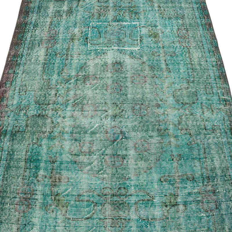 Over-dyed Vintage Hand-Knotted Turkish Rug - 3' 7" x 6' 7" (43" x 79") - K0066021