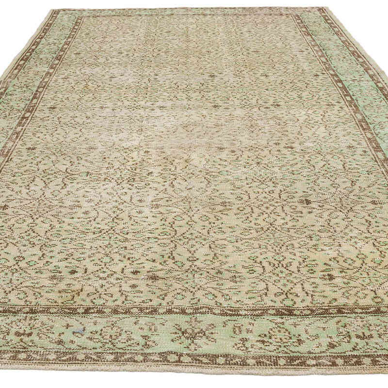 Vintage Turkish Hand-Knotted Rug - 6' 8" x 10' 5" (80" x 125") - K0066023