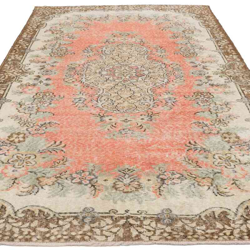 Alfombra Vintage Turca Anudada a Mano - 154 cm x 272 cm - K0066030