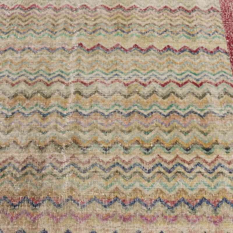 El Dokuma Vintage Halı - 106 cm x 156 cm - K0066035