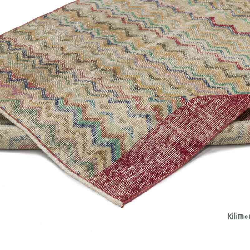 El Dokuma Vintage Halı - 106 cm x 156 cm - K0066035