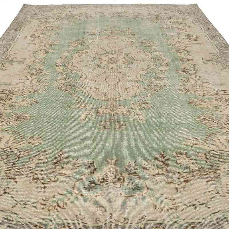 Alfombra Vintage Turca Anudada a Mano - 190 cm x 298 cm - K0066042