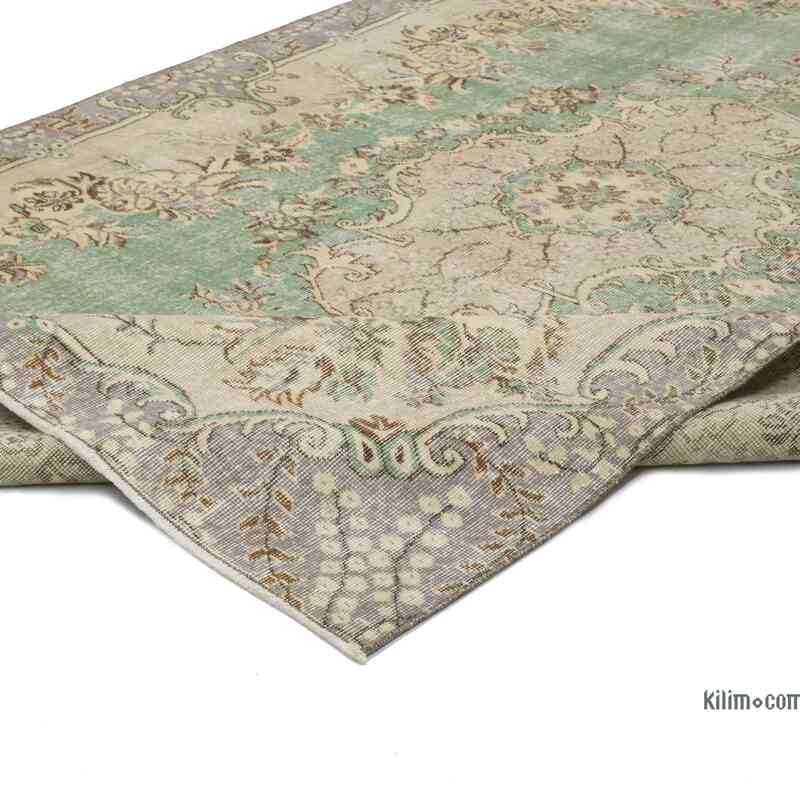 Alfombra Vintage Turca Anudada a Mano - 190 cm x 298 cm - K0066042