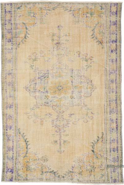 Alfombra Vintage Turca Anudada a Mano - 173 cm x 260 cm