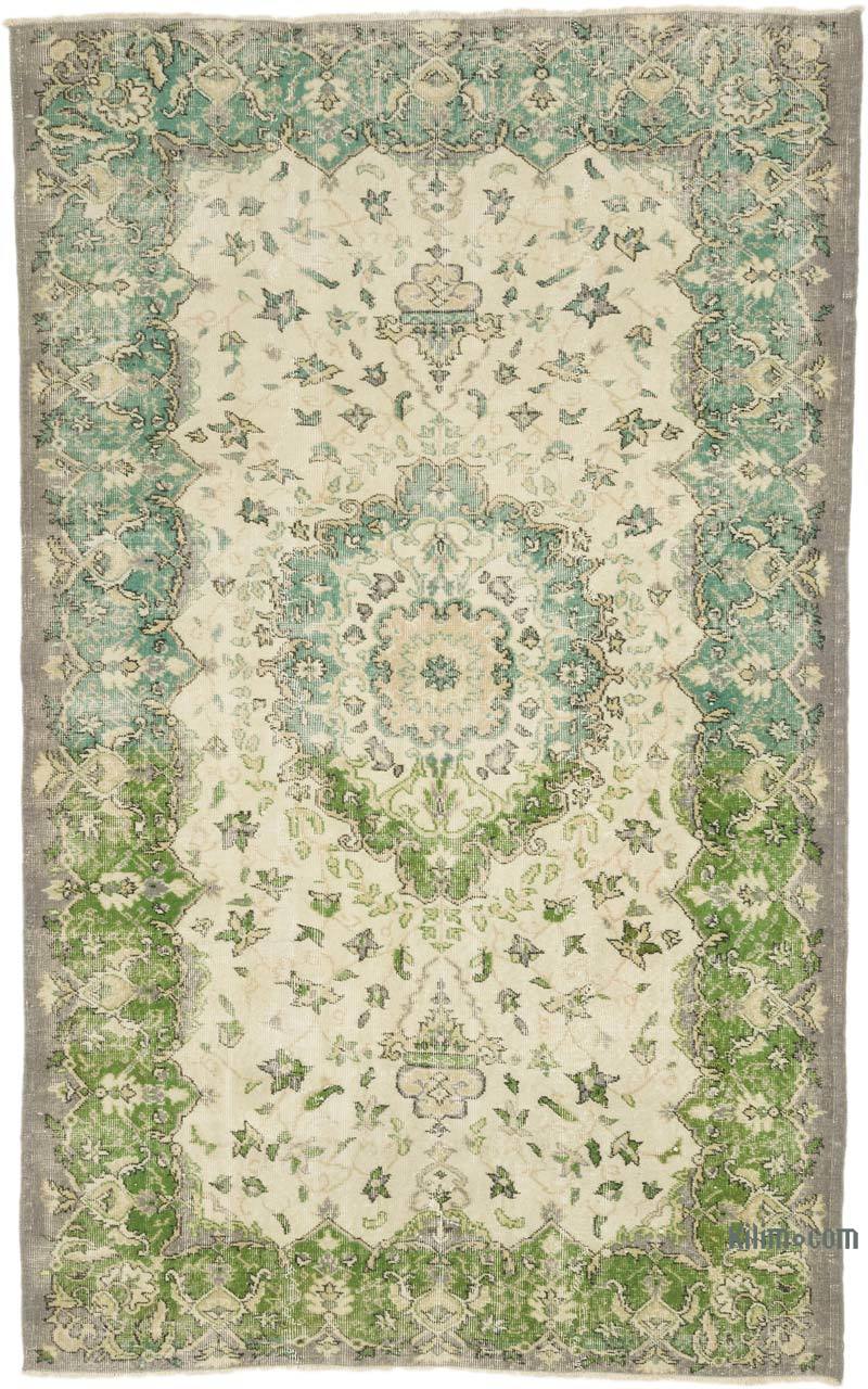 Alfombra Vintage Turca Anudada a Mano - 173 cm x 275 cm - K0066047