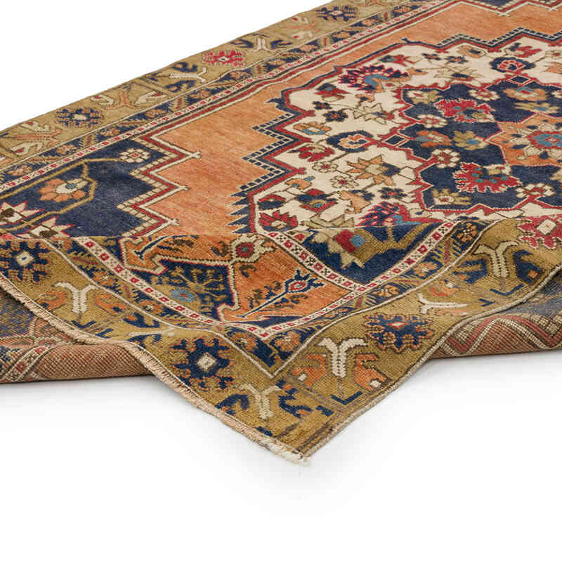 Vintage Turkish Hand-Knotted Rug - 4' 11" x 9' 3" (59" x 111") - K0066066