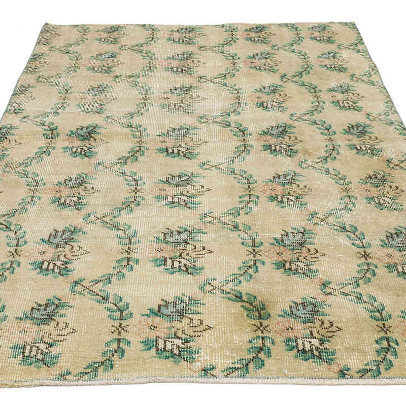 El Dokuma Vintage Halı - 118 cm x 164 cm - K0066070