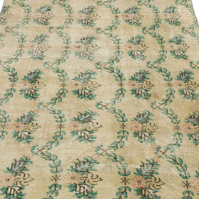 El Dokuma Vintage Halı - 118 cm x 164 cm - K0066070