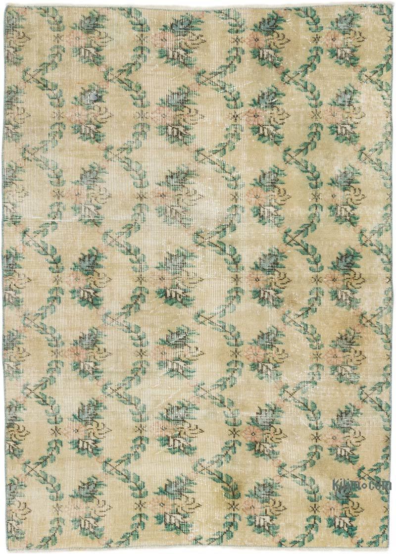 El Dokuma Vintage Halı - 118 cm x 164 cm - K0066070