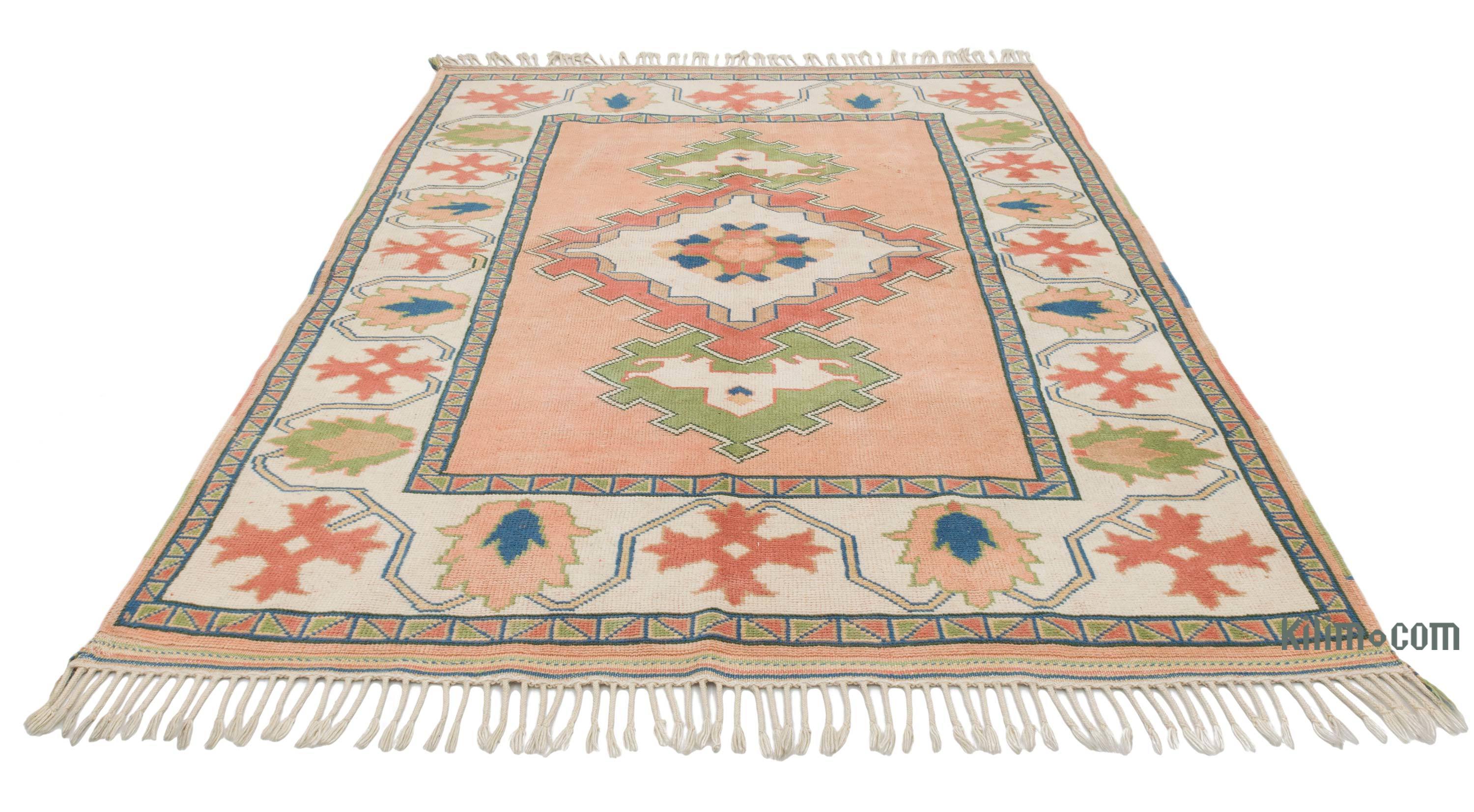 Vintage Turkish Hand-Knotted Rug - 4' 10