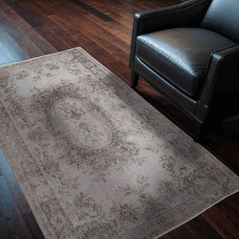 Boyali El Dokuma Vintage Hali - 121 cm x 190 cm - K0066081