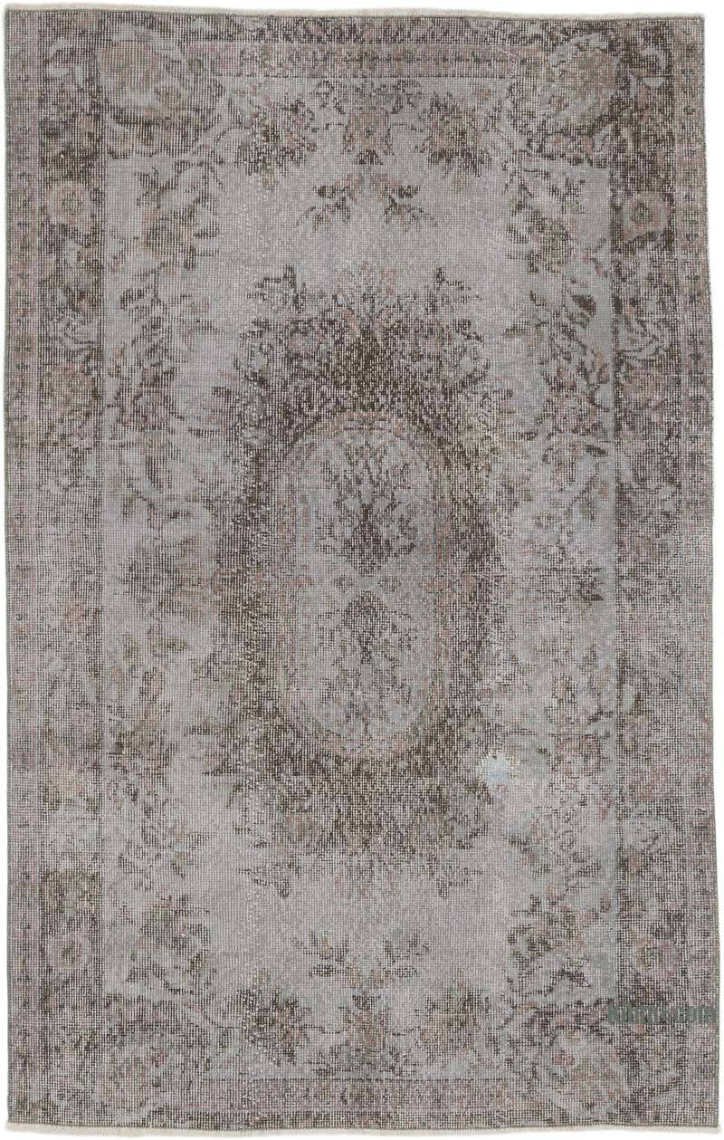 Over-dyed Vintage Hand-Knotted Turkish Rug - 4'  x 6' 3" (48" x 75") - K0066081