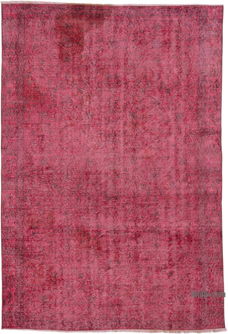 Over-dyed Vintage Hand-Knotted Turkish Rug - 5' 3" x 7' 8" (63" x 92") - K0066089