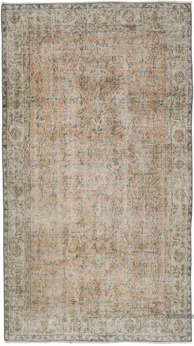 Vintage Turkish Hand-Knotted Rug - 3' 10" x 6' 11" (46" x 83")