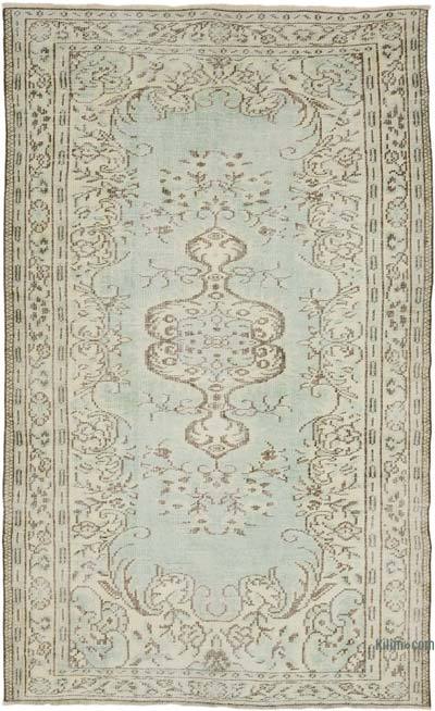 Vintage Turkish Hand-Knotted Rug - 5' 3" x 8' 7" (63" x 103")