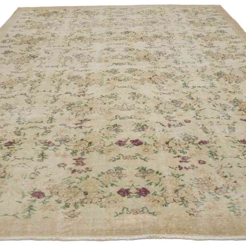 Vintage Turkish Hand-Knotted Rug - 7' 1" x 10' 2" (85" x 122") - K0066101
