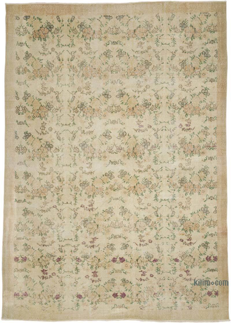 Vintage Turkish Hand-Knotted Rug - 7' 1" x 10' 2" (85" x 122") - K0066101