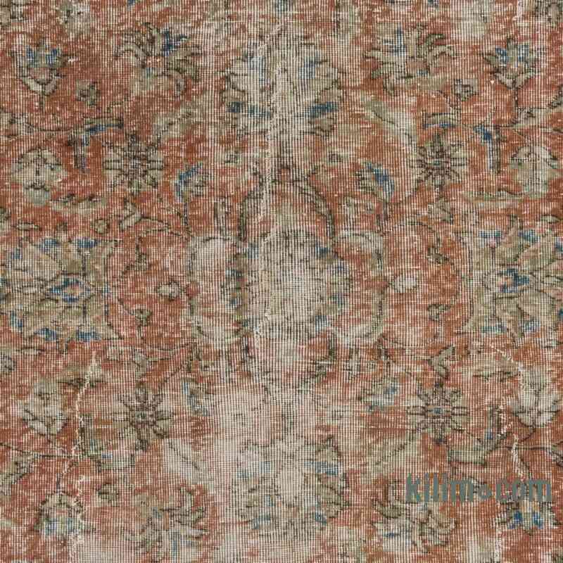 Alfombra Vintage Turca Anudada a Mano - 140 cm x 236 cm - K0066104