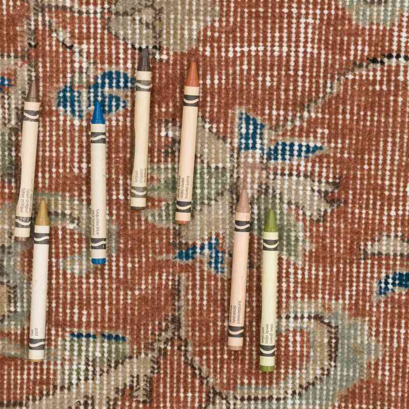 Alfombra Vintage Turca Anudada a Mano - 140 cm x 236 cm - K0066104