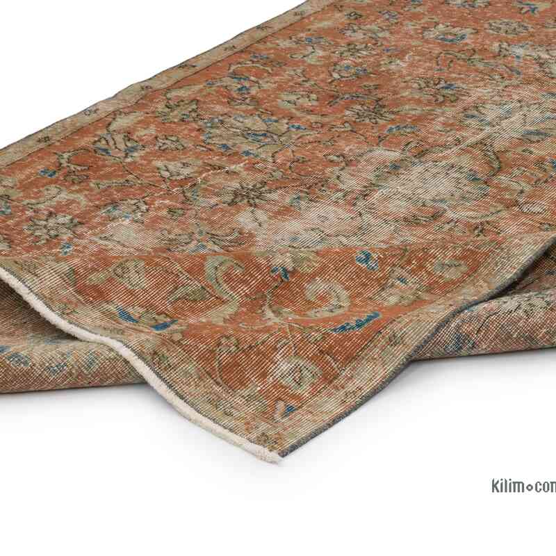 Alfombra Vintage Turca Anudada a Mano - 140 cm x 236 cm - K0066104