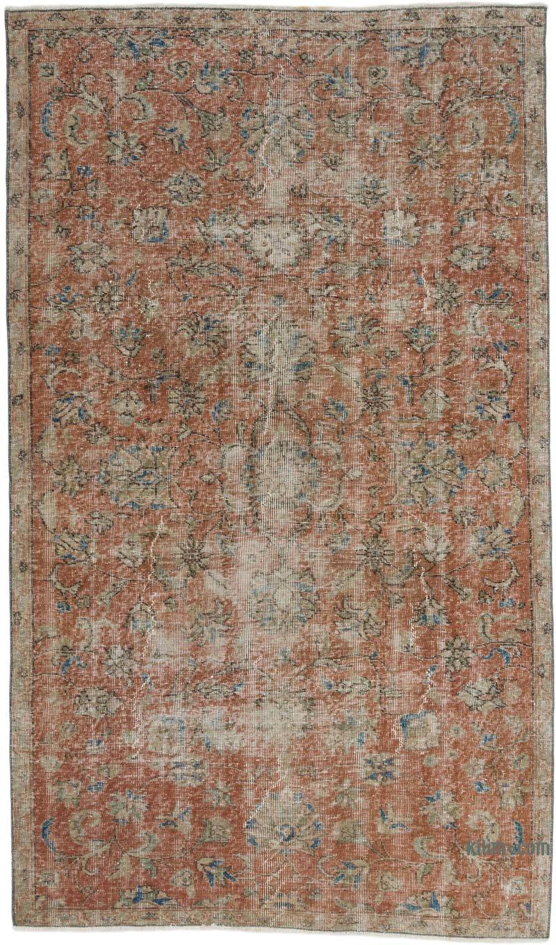 Alfombra Vintage Turca Anudada a Mano - 140 cm x 236 cm - K0066104