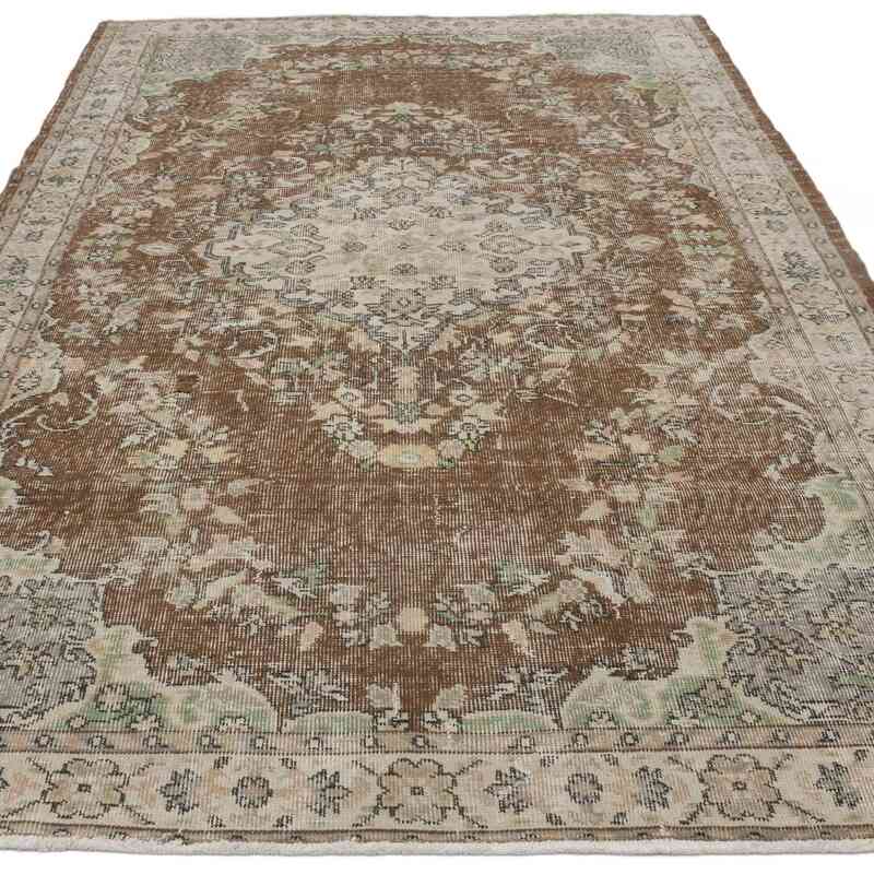 Vintage Turkish Hand-Knotted Rug - 5' 1" x 8' 6" (61" x 102") - K0066112