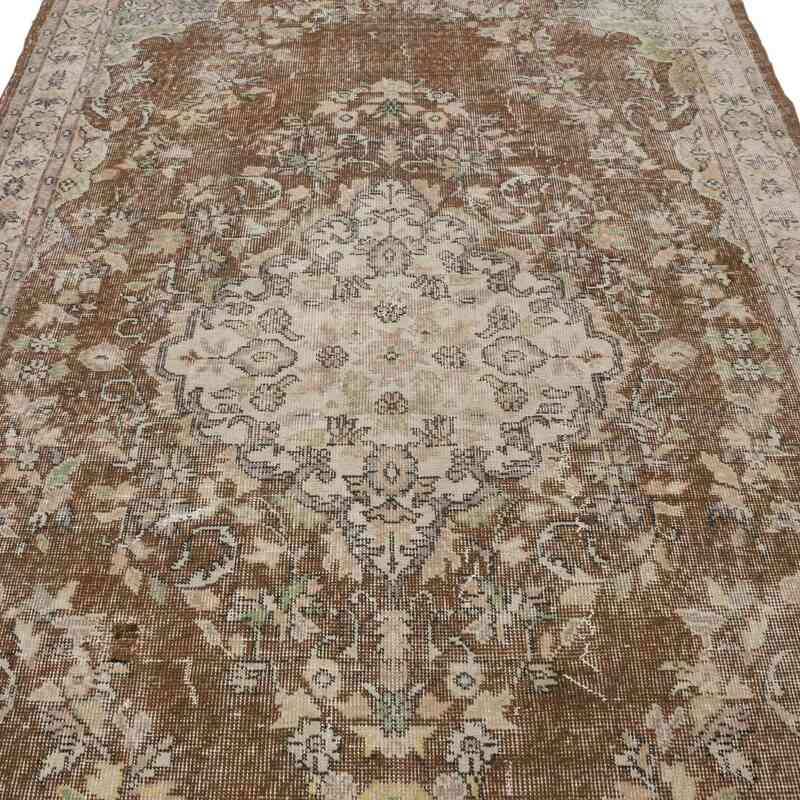 Vintage Turkish Hand-Knotted Rug - 5' 1" x 8' 6" (61" x 102") - K0066112