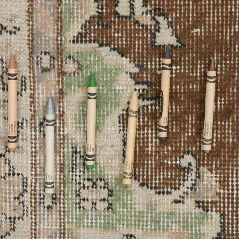 Vintage Turkish Hand-Knotted Rug - 5' 1" x 8' 6" (61" x 102") - K0066112